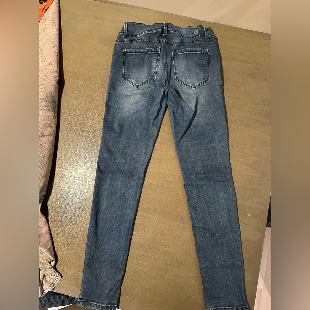 Kensie Women's Blue Jeans - Picture 2 of 4
